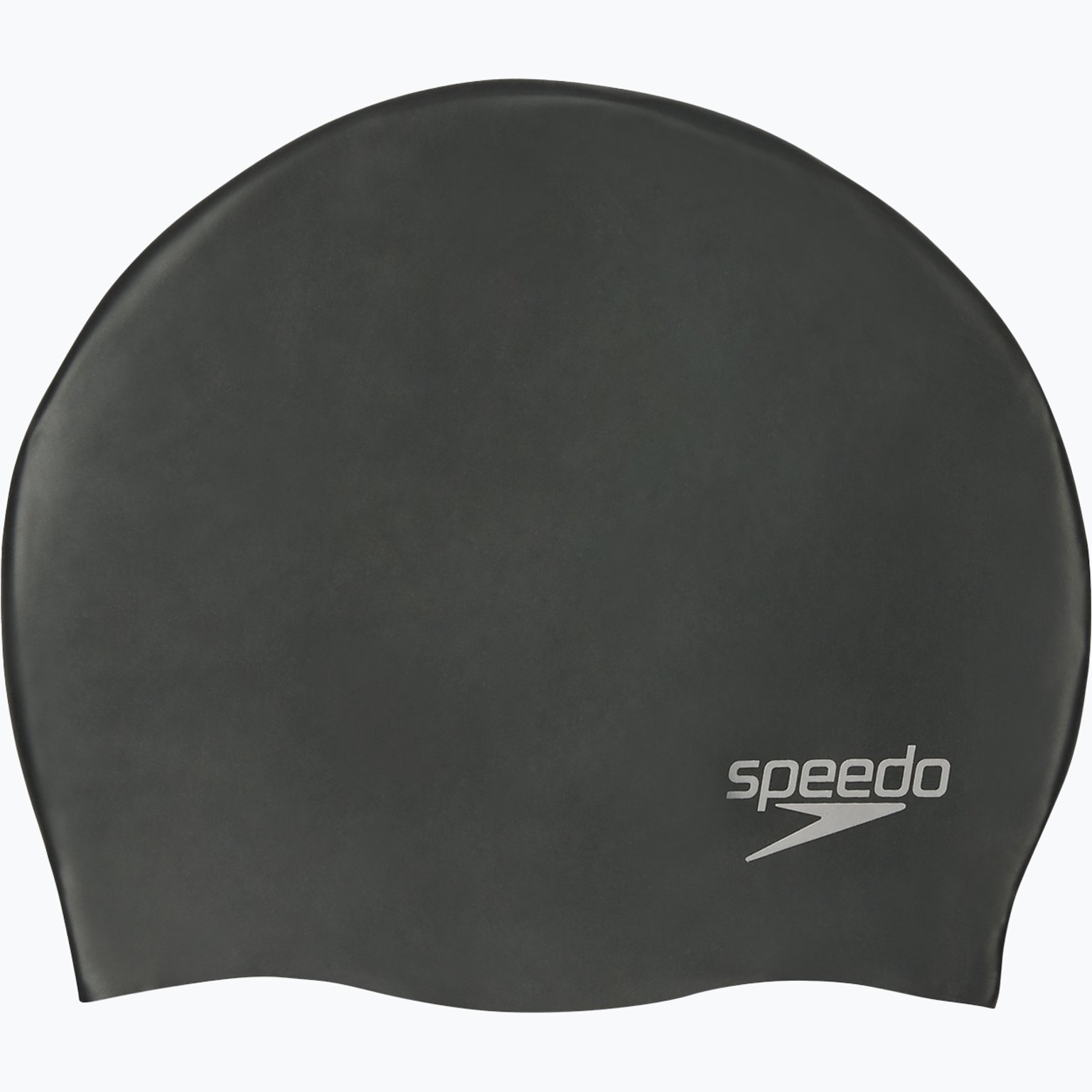 Speedo Plain Silicone Moulded badmössa Svart