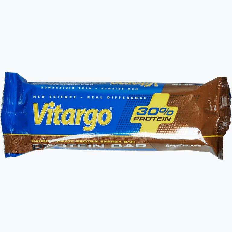 Vitargo Choklad 65g protein bar Blå