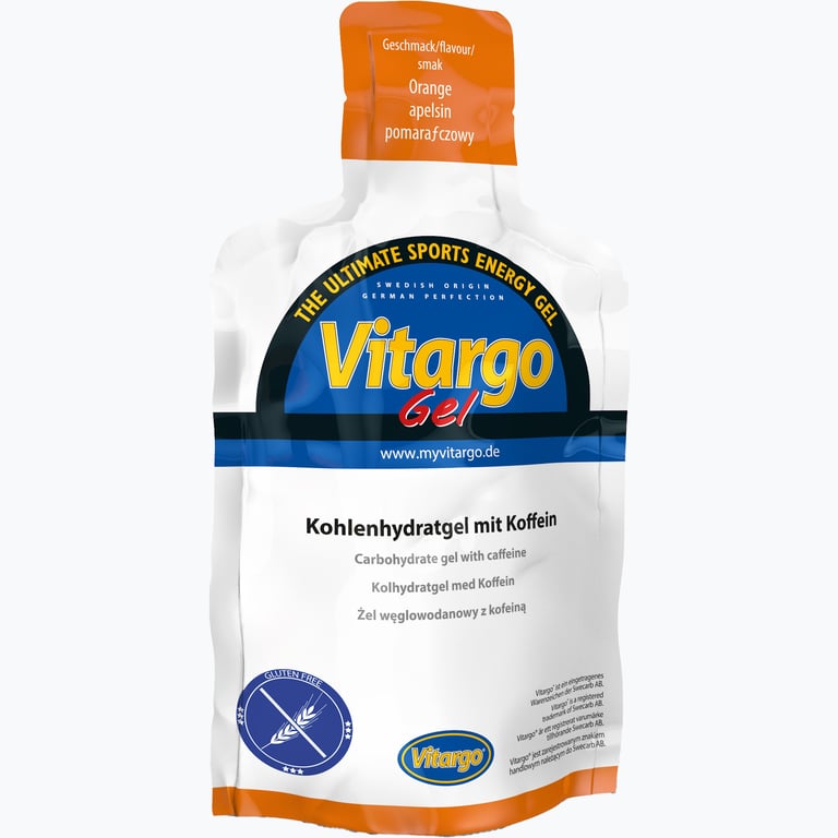 Vitargo 45g apelsin/koffein gel Flerfärgad