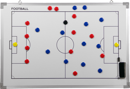 Sportquip Taktiktavla 90x60cm Fotboll