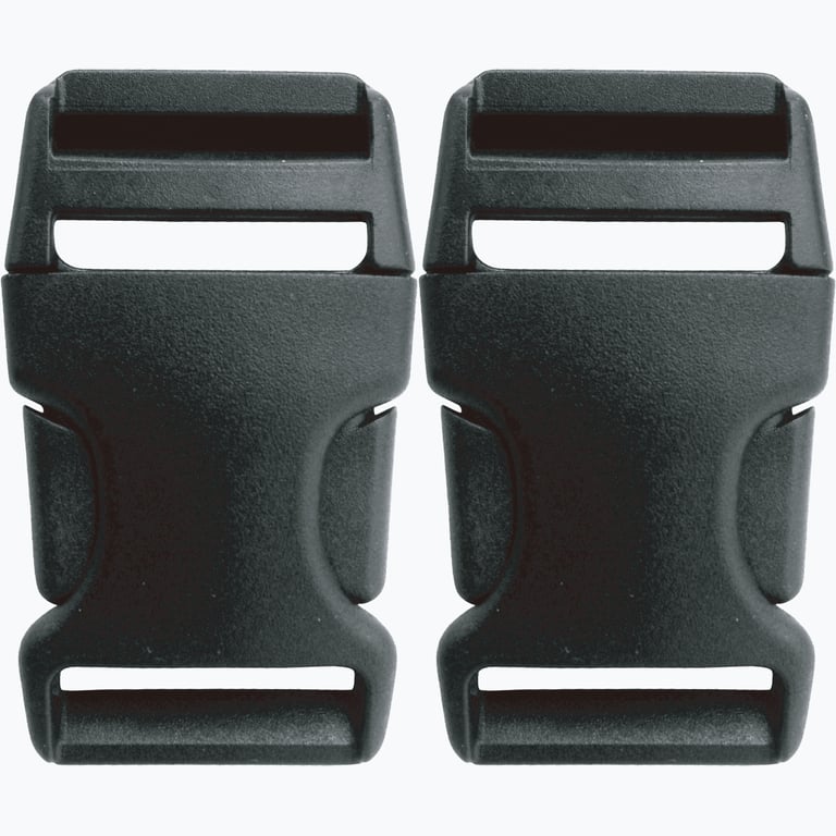 Acecamp Duraflex 20 mm 2-pack spänne Svart