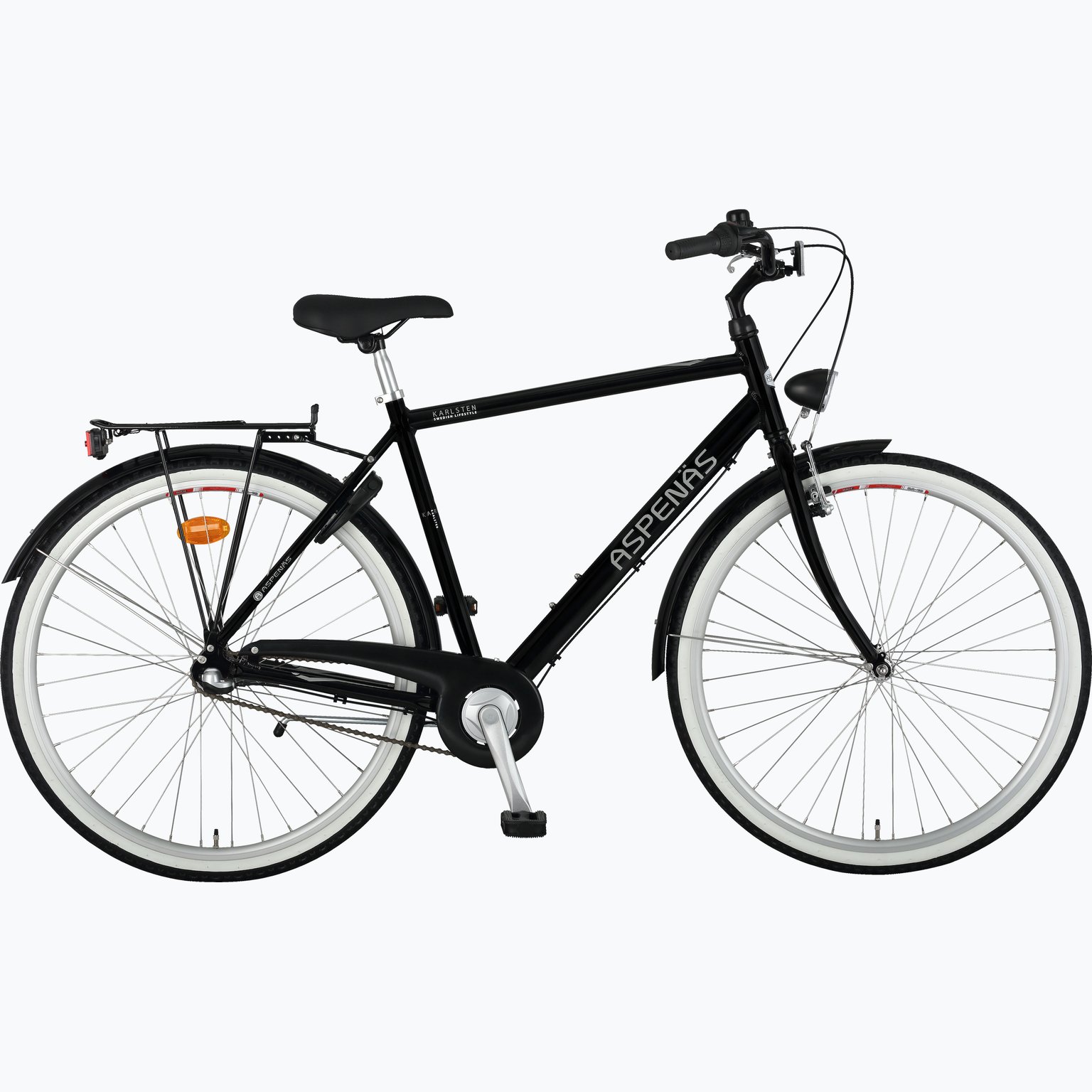 Aspenäs Karlsten 28" cykel Svart