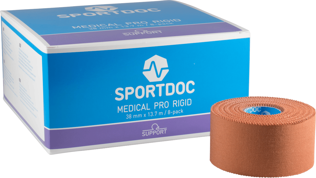 SPORTDOC Medical Pro Rigid 38mmx10m 8-pack tejp