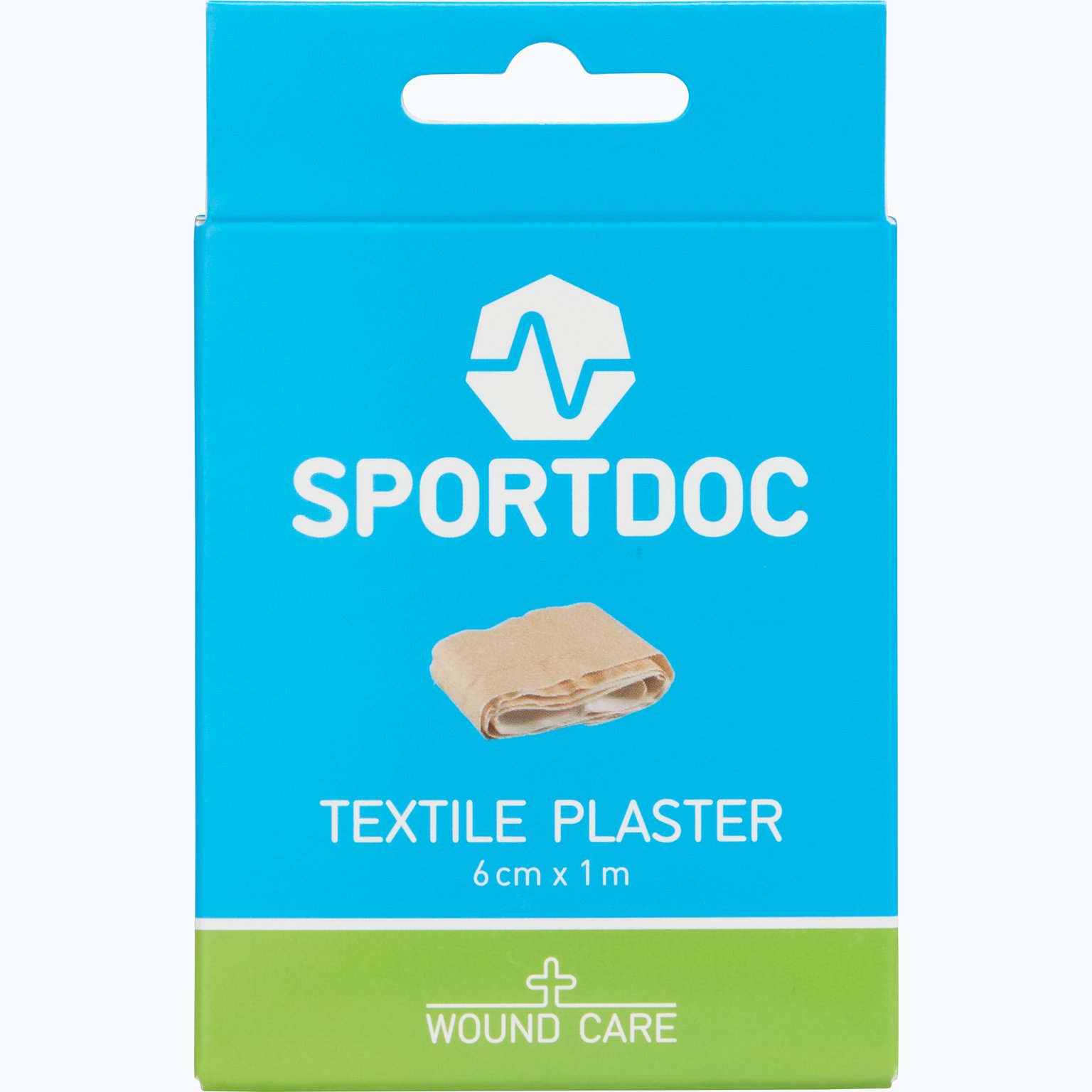 SPORTDOC Textile Plaster 6cmx1m (1-Pack) Brun