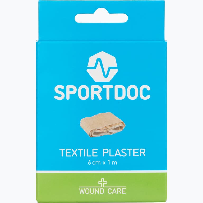 SPORTDOC Textile Plaster 6cmx1m (1-Pack) Brun