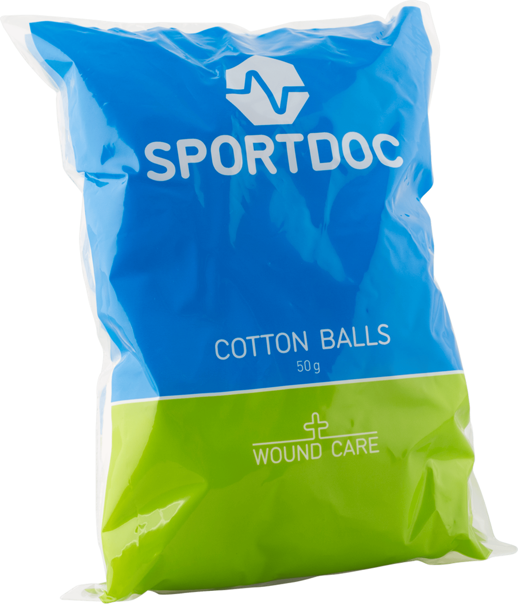 SPORTDOC Cotton Balls 50gr Zip Bag (Bomullstussar big-pack)