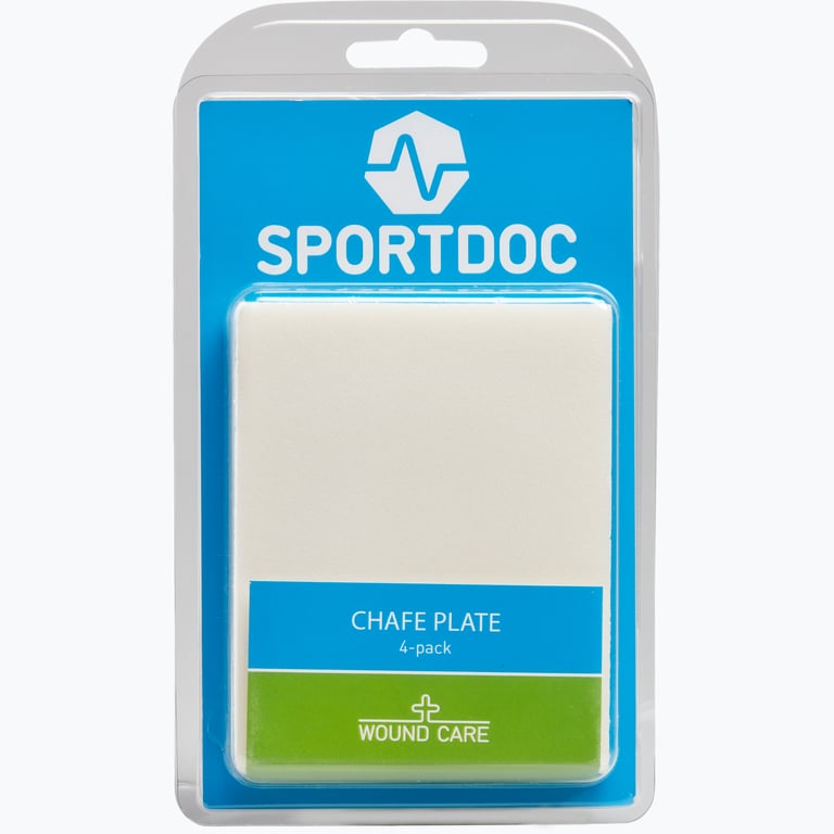 SPORTDOC Chafe Plate 4-pack skavsårsplatta Vit