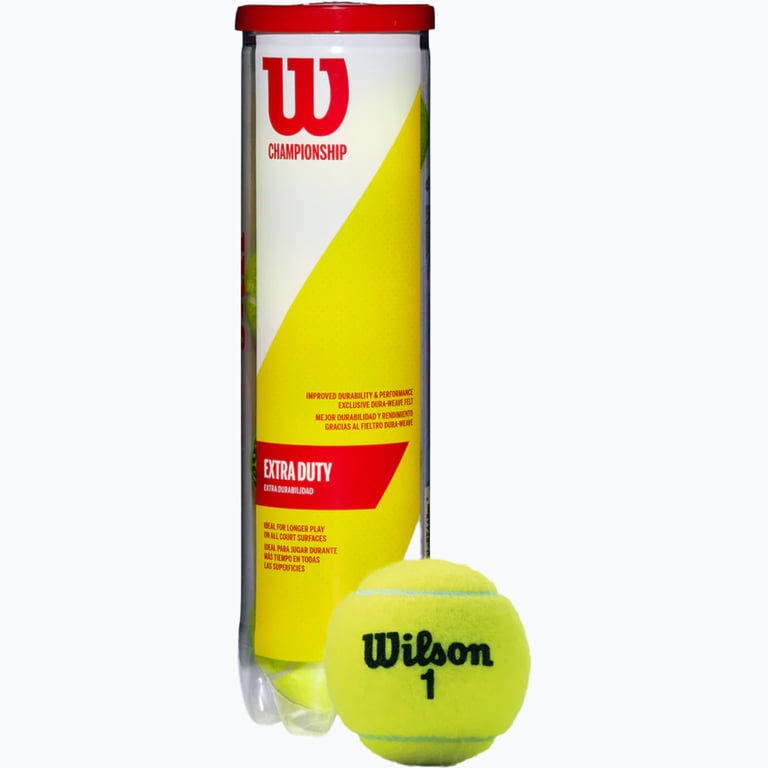 Wilson Championship XD 4-pack tennisbollar Gul