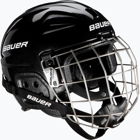 Bauer Hockey Prodigy Combo hjälm Röd