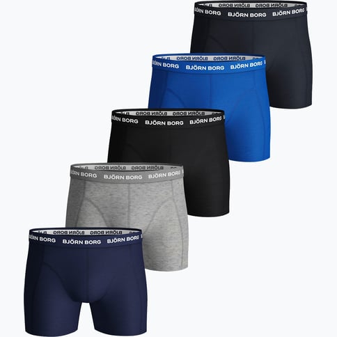 Björn Borg BJÖ 5p SHORTS NOOS SOLIDS Svart