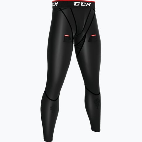 CCM Hockey Compression Jock Sr underställsbyxa Svart