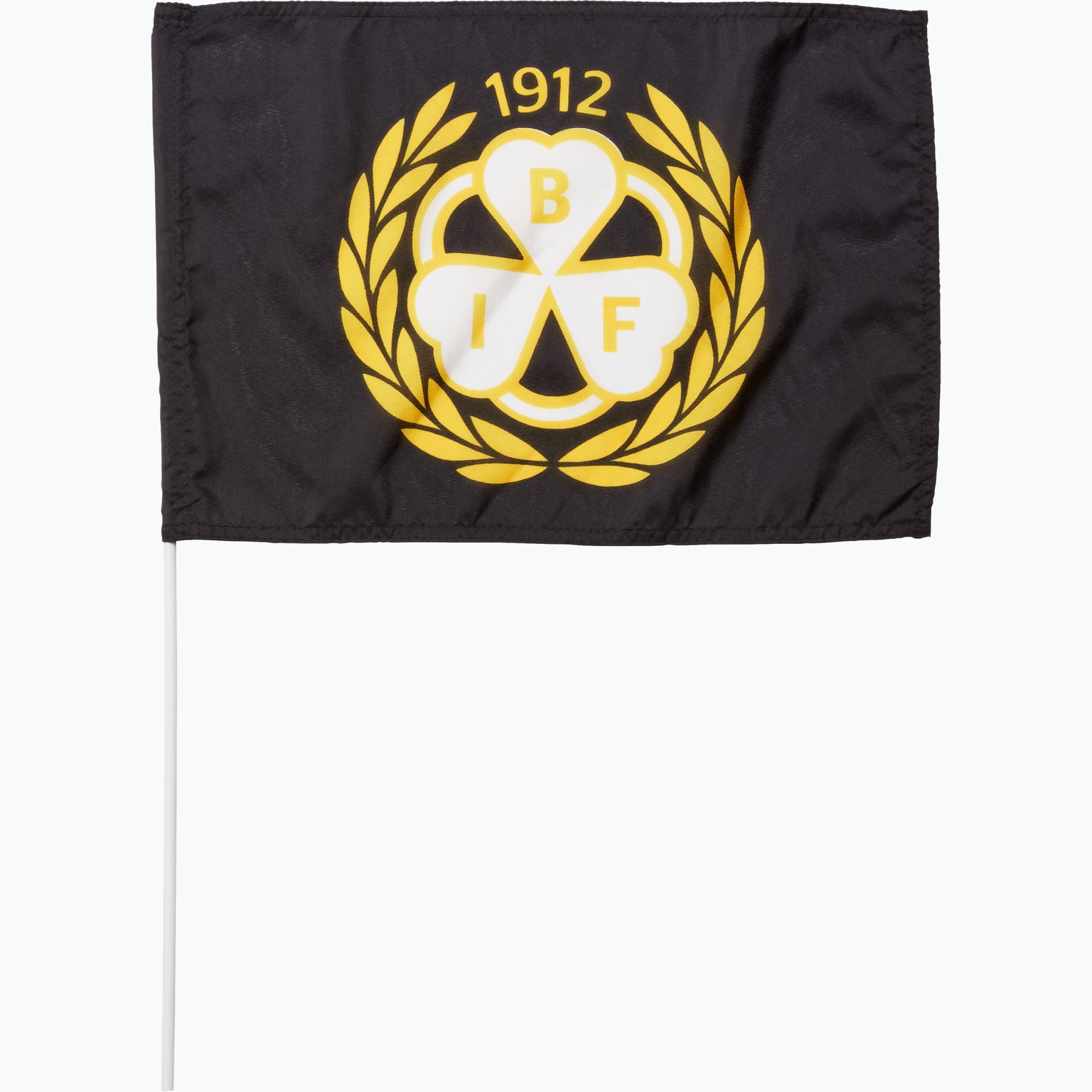 Brynäs IF Flagga pinne 30x45cm Svart