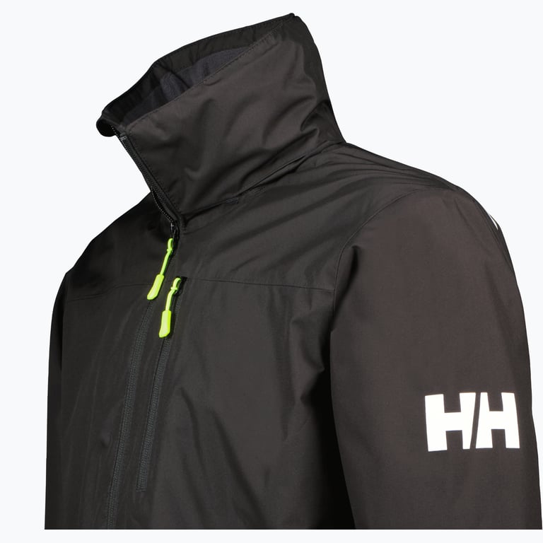 Helly Hansen Crew Hooded Midlayer seglarjacka Svart