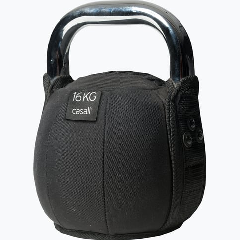 Casall Soft 16 kg kettlebell Svart