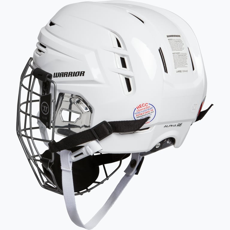 Warrior Hockey Alpha Pro hjälm Vit