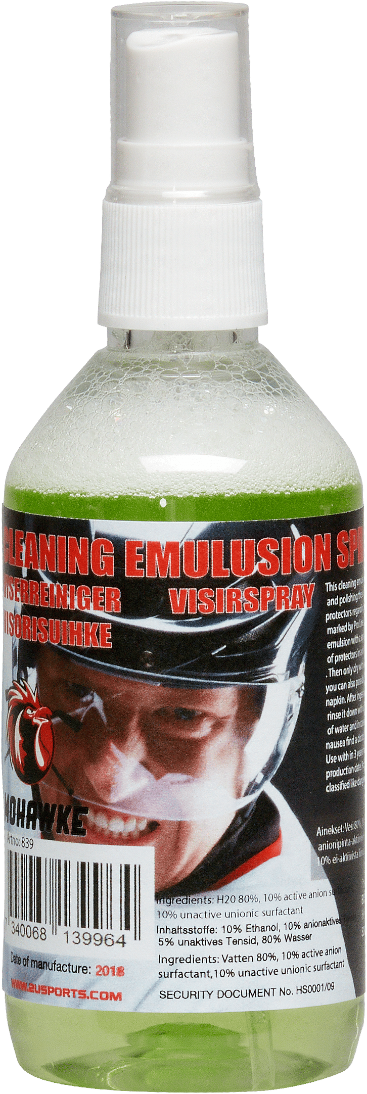 Mohawke Visirspray