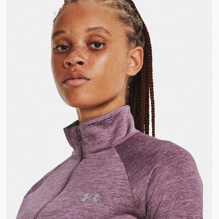 Under armour Tech Twist 1/2 Zip träningströja Lila