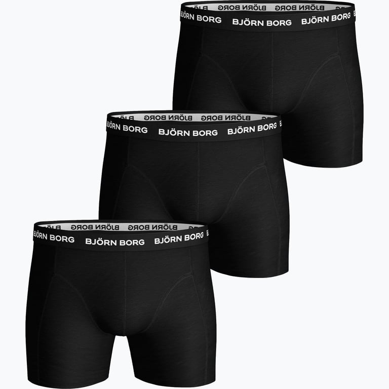 Björn Borg Cotton Stretch 3-pack kalsonger Svart