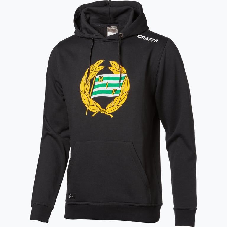 Hammarby Logo Hoodie M Svart