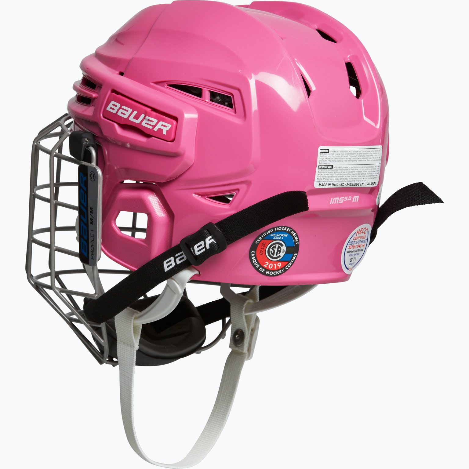 Bauer Hockey IMS 5.0 Combo II hockeyhjälm Rosa