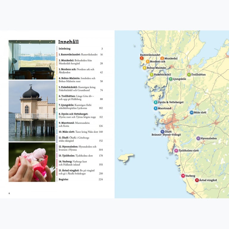 Calazo Weekendvandra kring Göteborg guidebok Flerfärgad