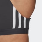 förhandsvisning ikon 4 för adidas All Me 3-Stripes sport-BH Svart