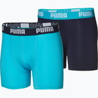 färgalternativ för Blå Puma Boys Boxer JR 2-pack kalsonger