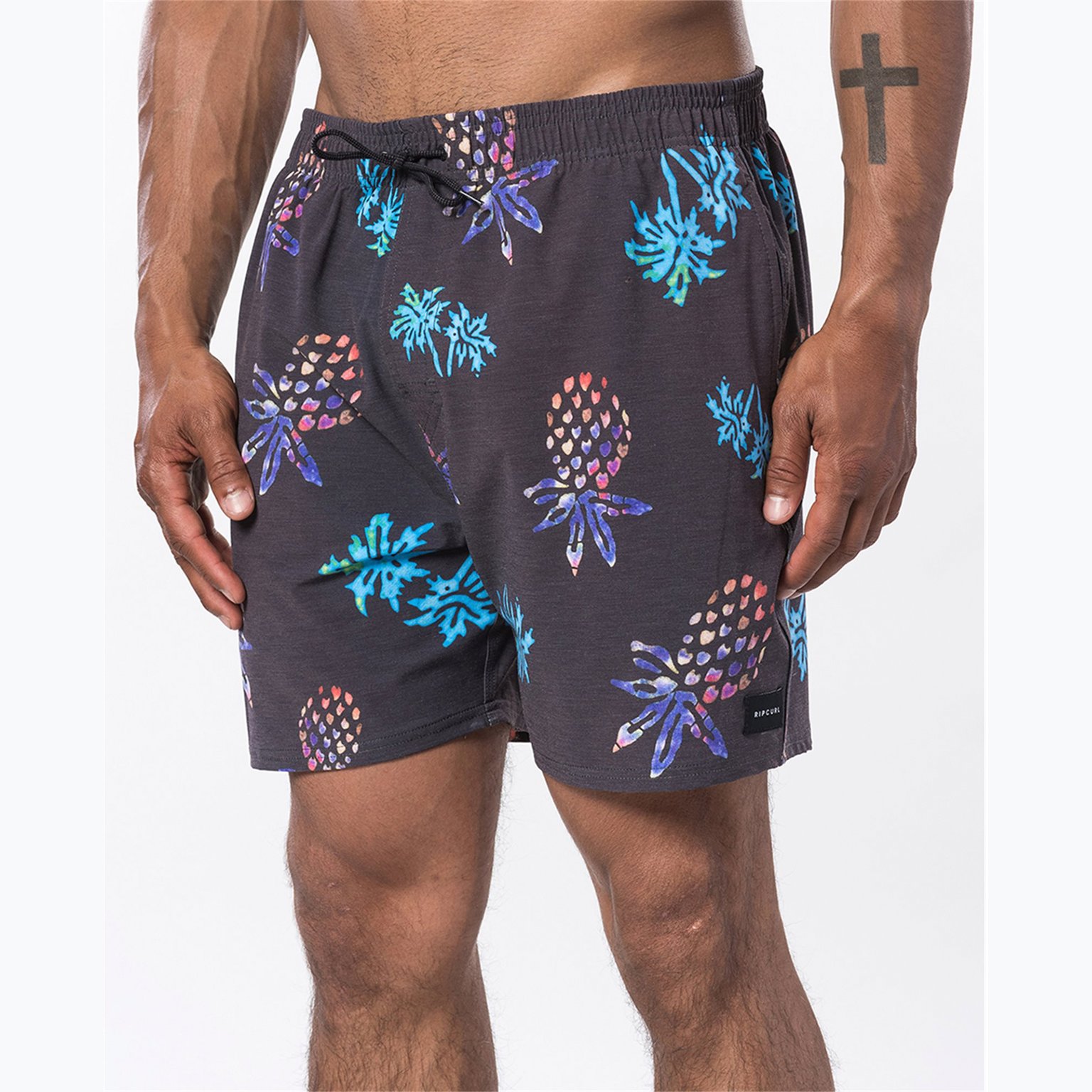 Rip curl Tropical Vibes 16" Volley badshorts Svart