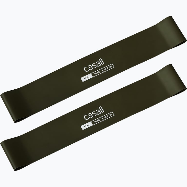 Casall Hard 2-pack gummiband Svart