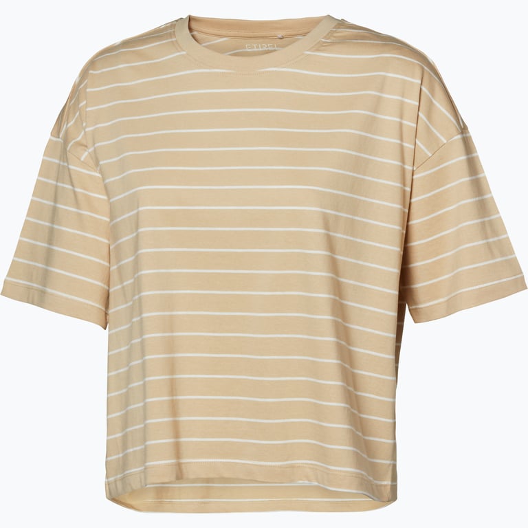 Etirel Blanca W Striped t-shirt Beige