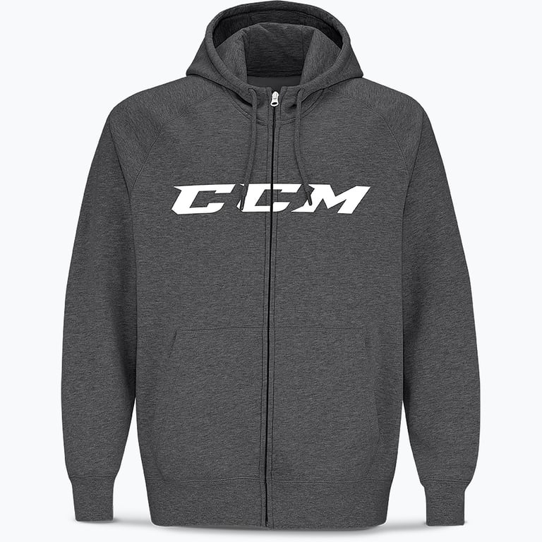 CCM Hockey Full Zip CVC Sr huvtröja Grå