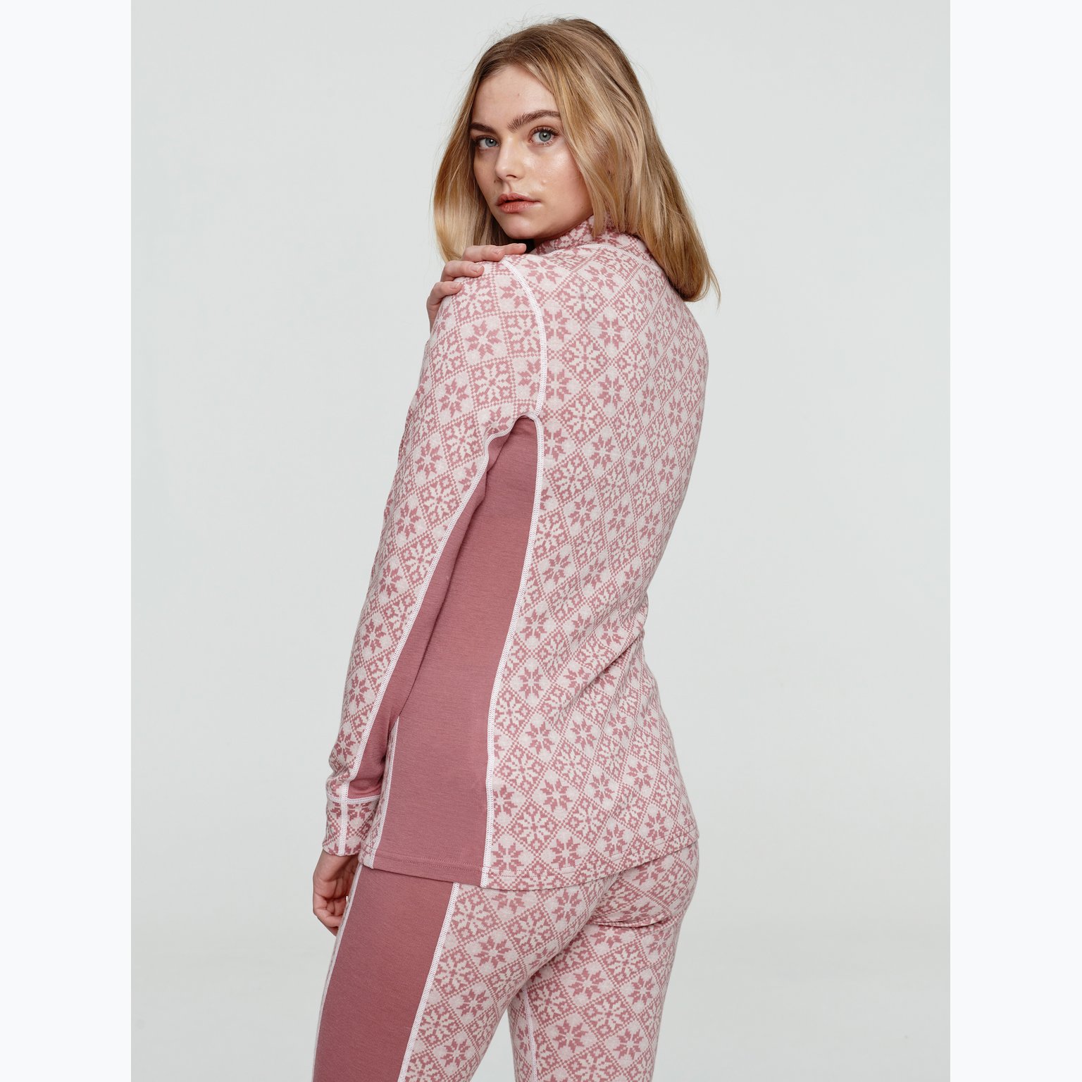 Kari Traa Rose Half Zip W underställströja Rosa