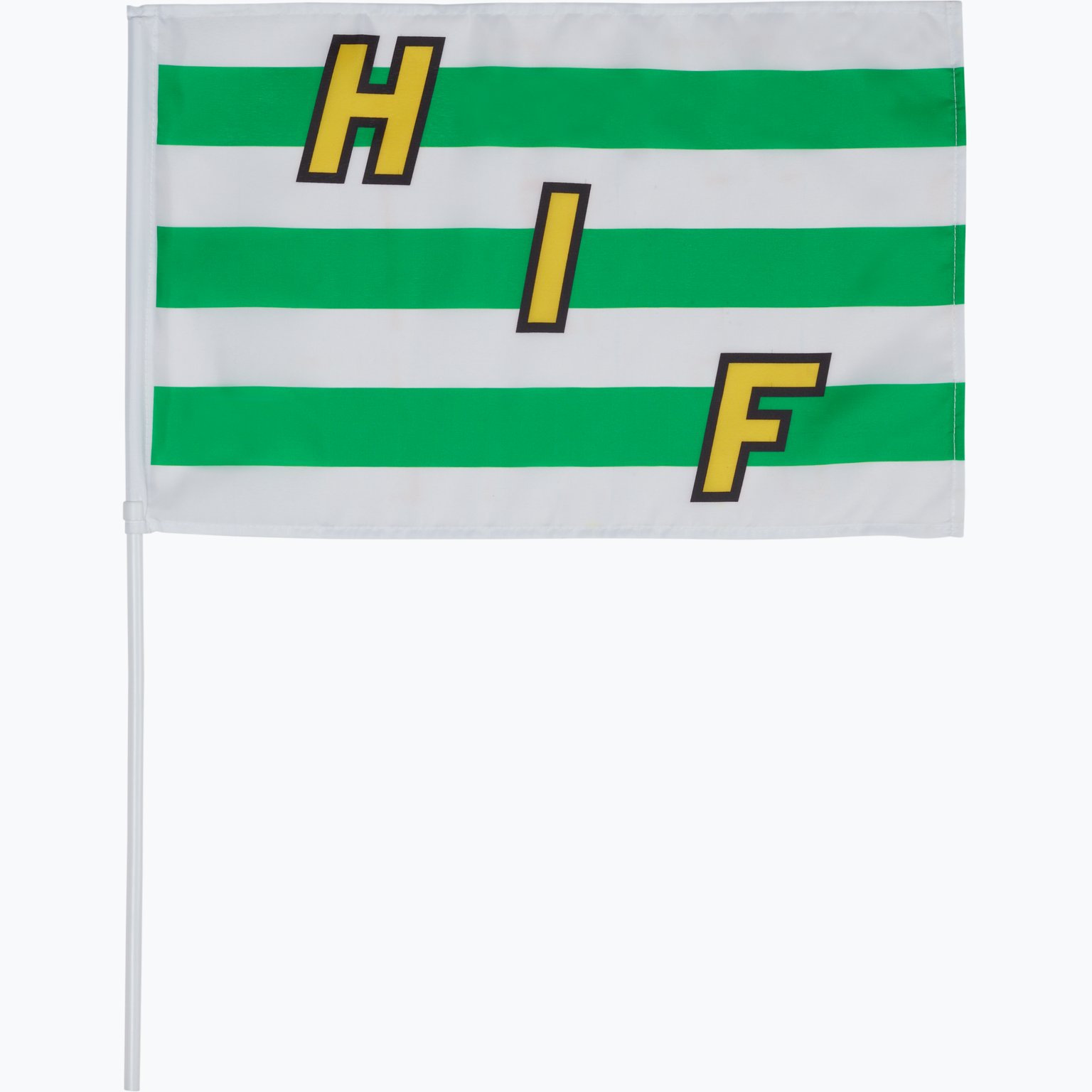 Hammarby Flagga med pinne Grön