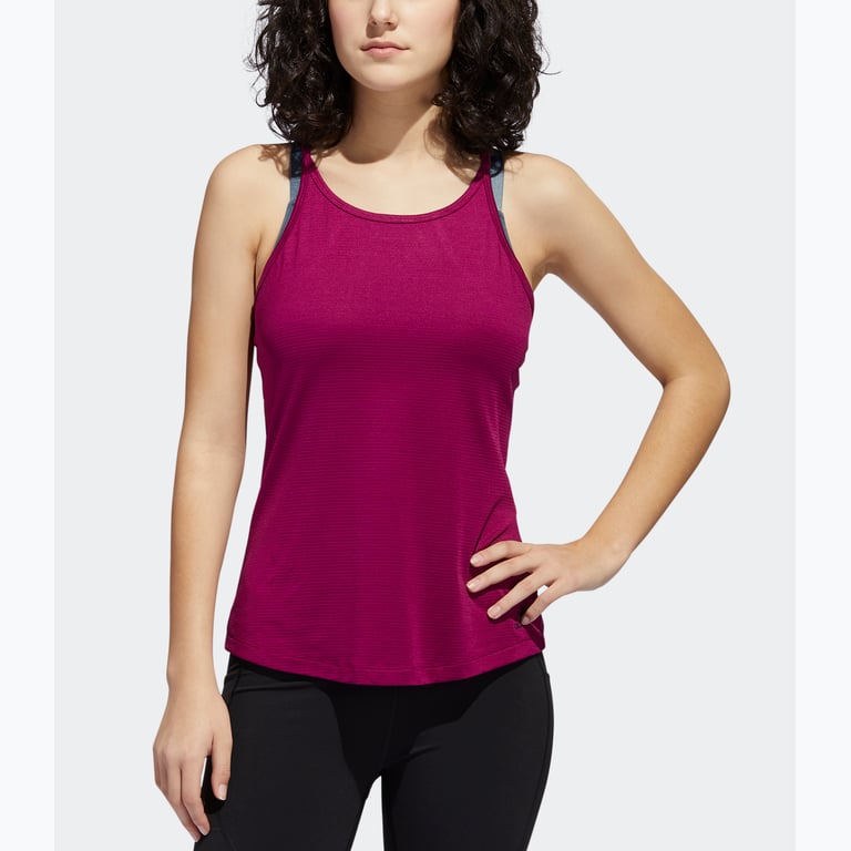 adidas Performance Tank W träningslinne Lila