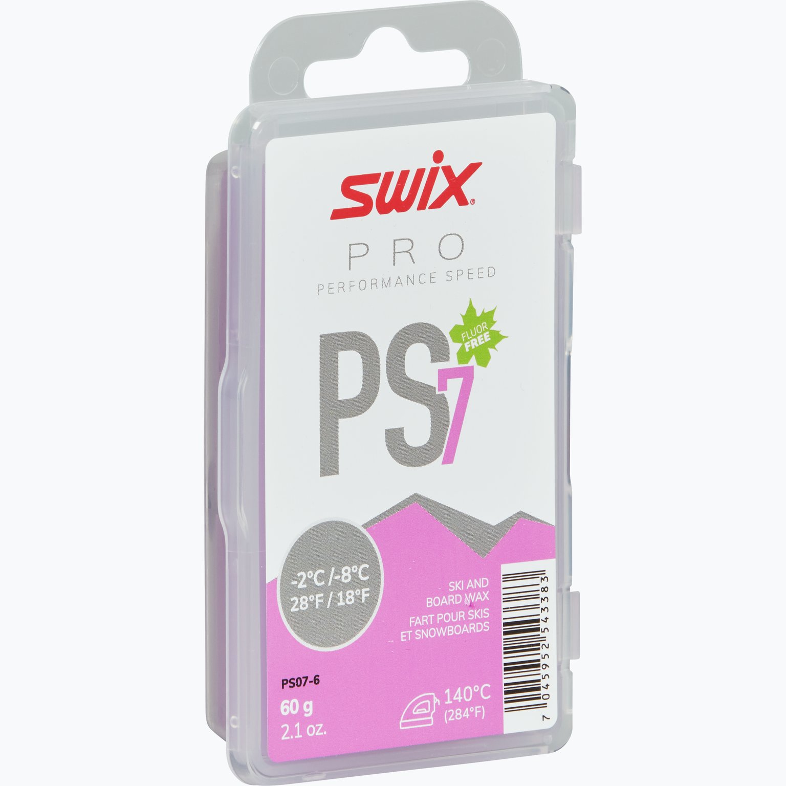 Swix PS7 Violet -2°C/-8°C 60g glidvalla Lila