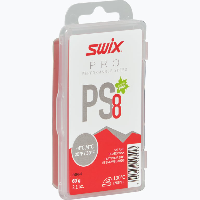 Swix PS8 Red -4°C/+4°C 60g glidvalla Röd