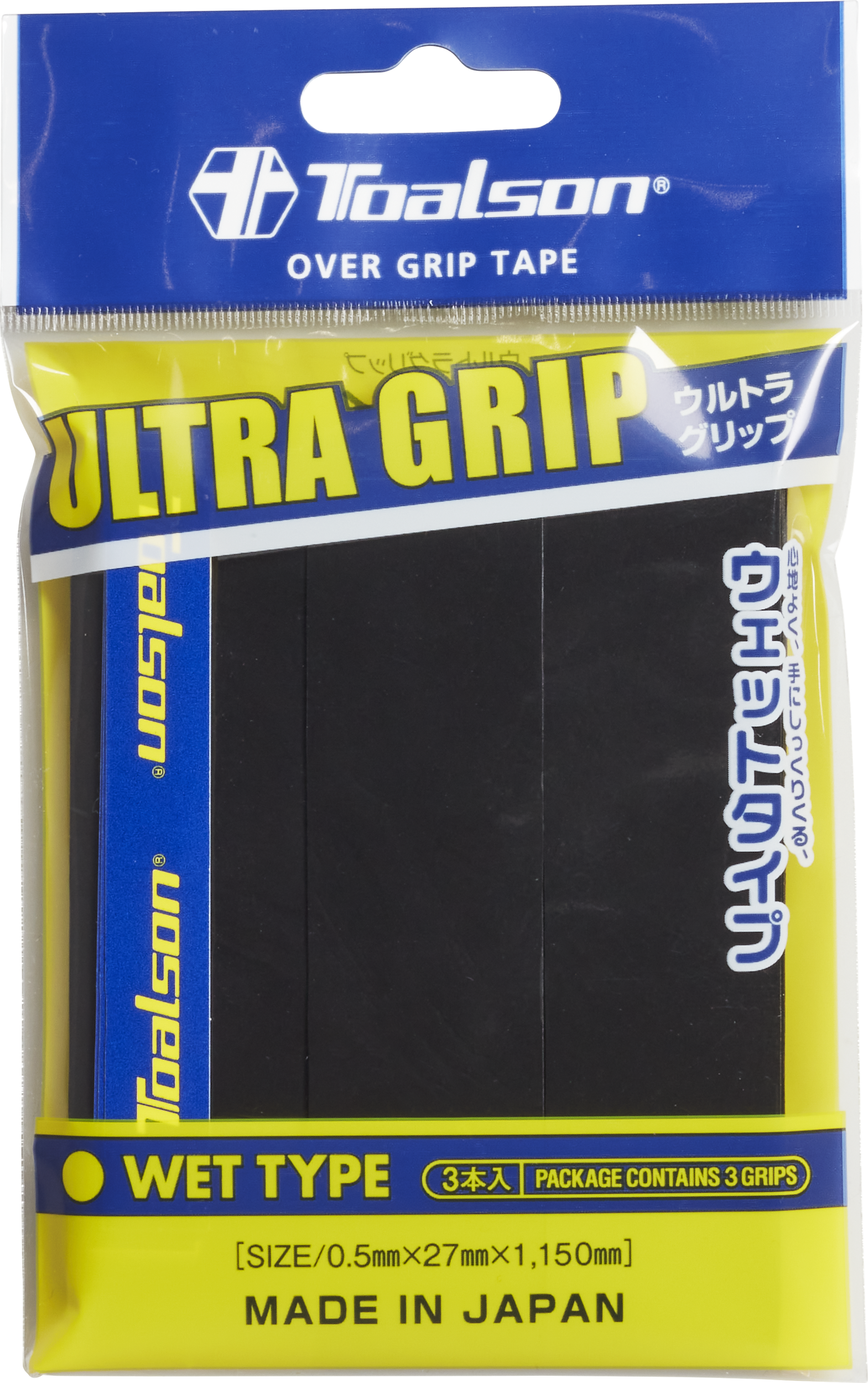 TOALSON Ultra Grip Overgrip 3-pack grepplindor