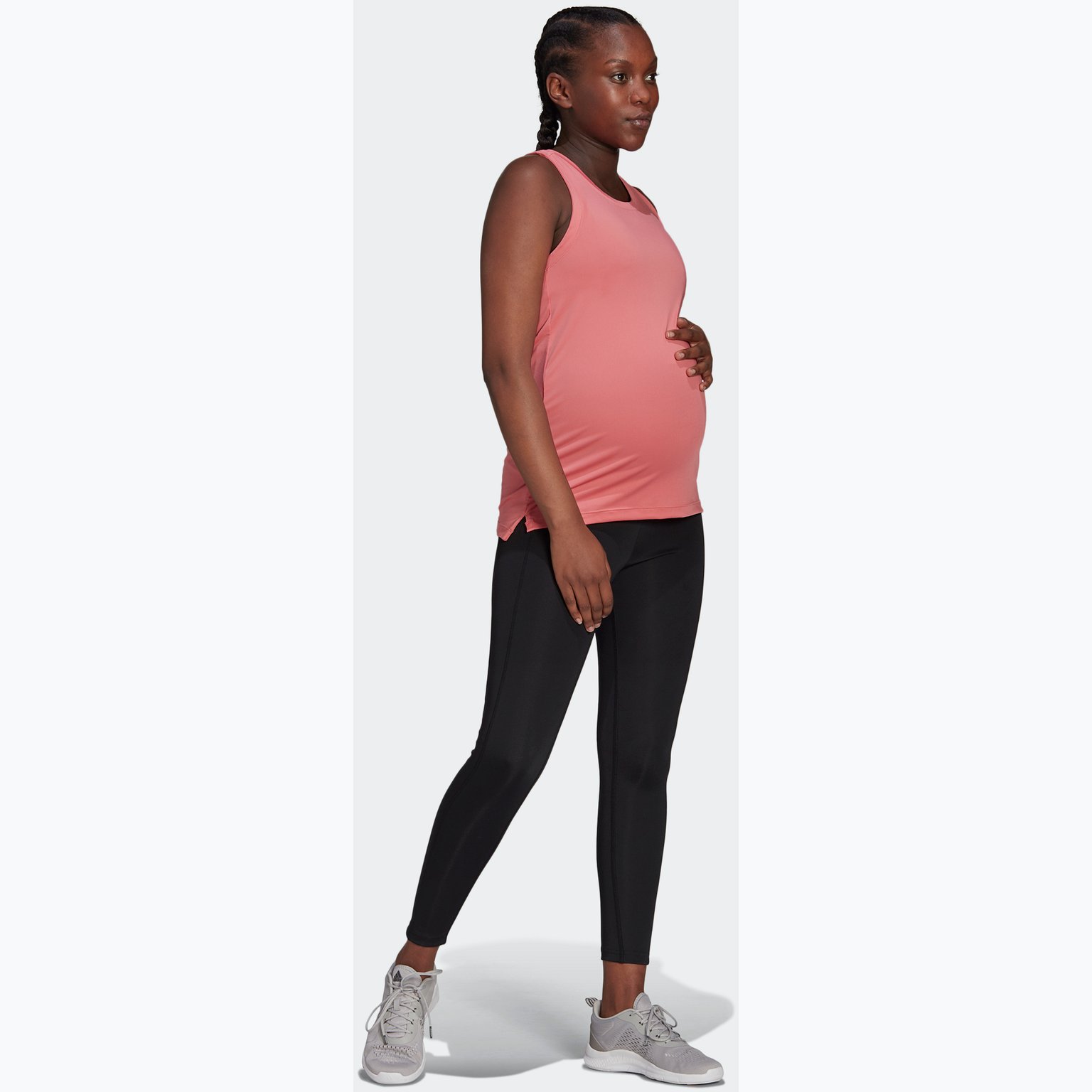 adidas Designed To Move 7/8 Maternity träningstights Svart