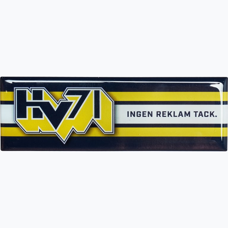 HV71 Ingen reklam tack skylt Flerfärgad