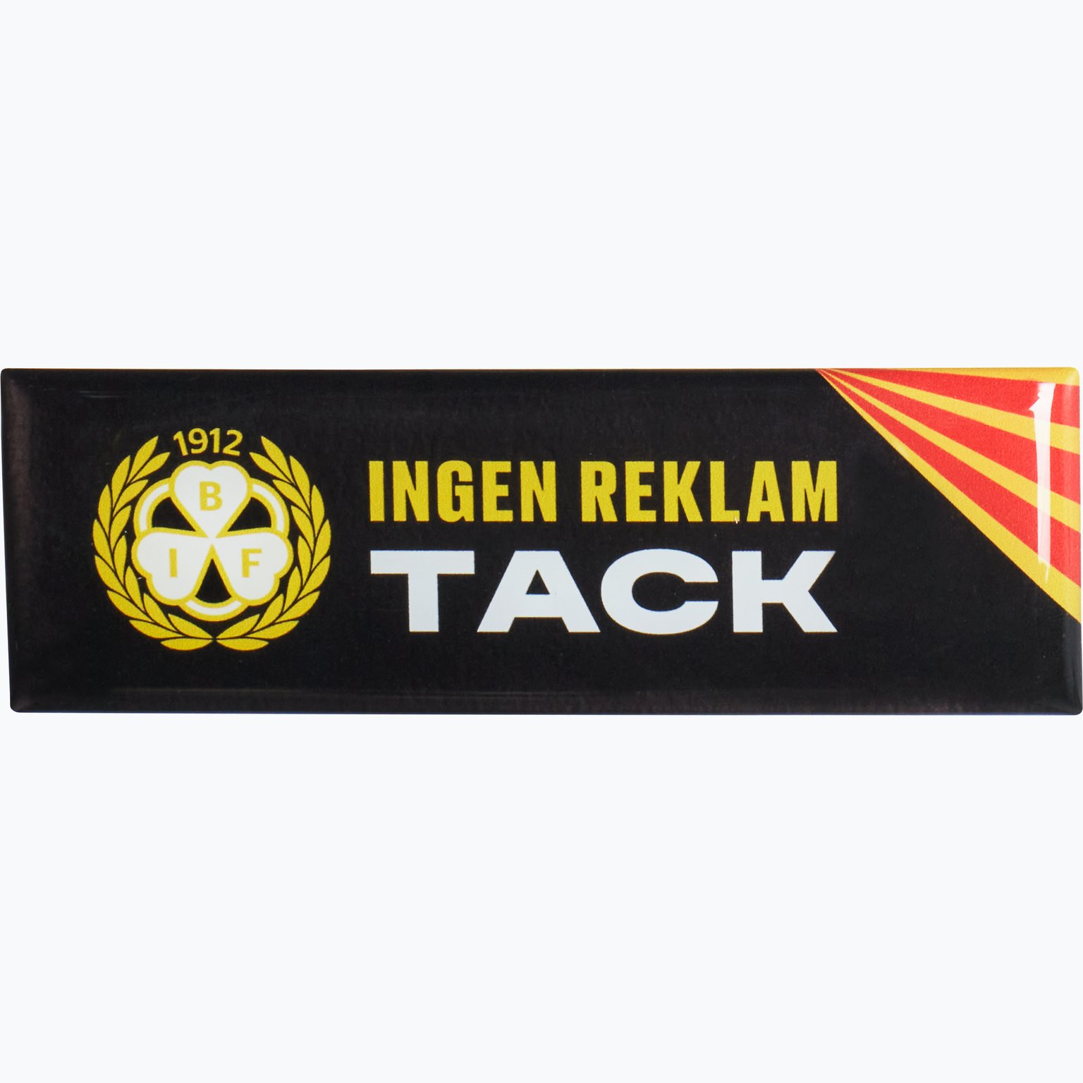 Brynäs IF Ingen reklam tack skylt Svart