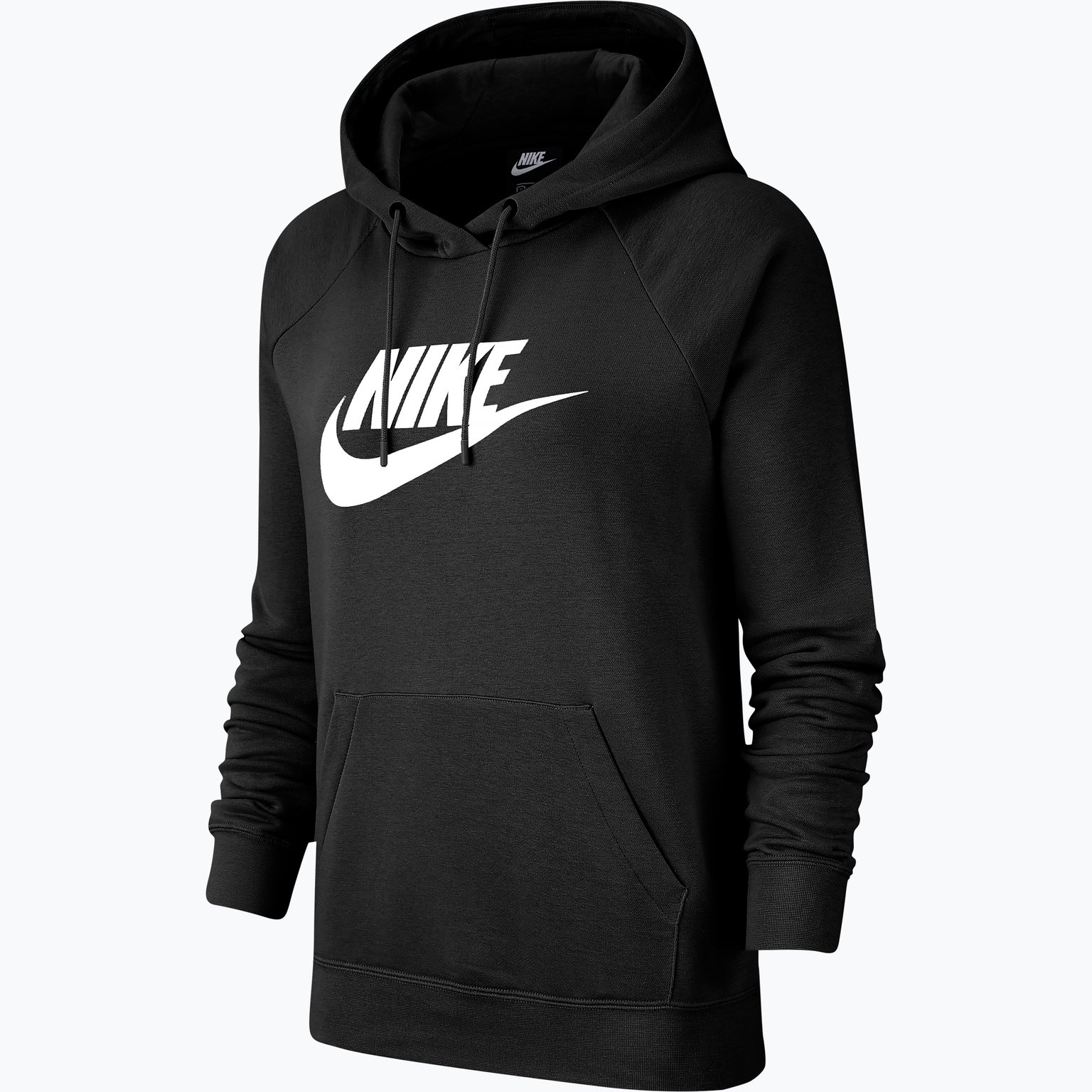 Nike NSW Essential W Fleece PO huvtröja Svart