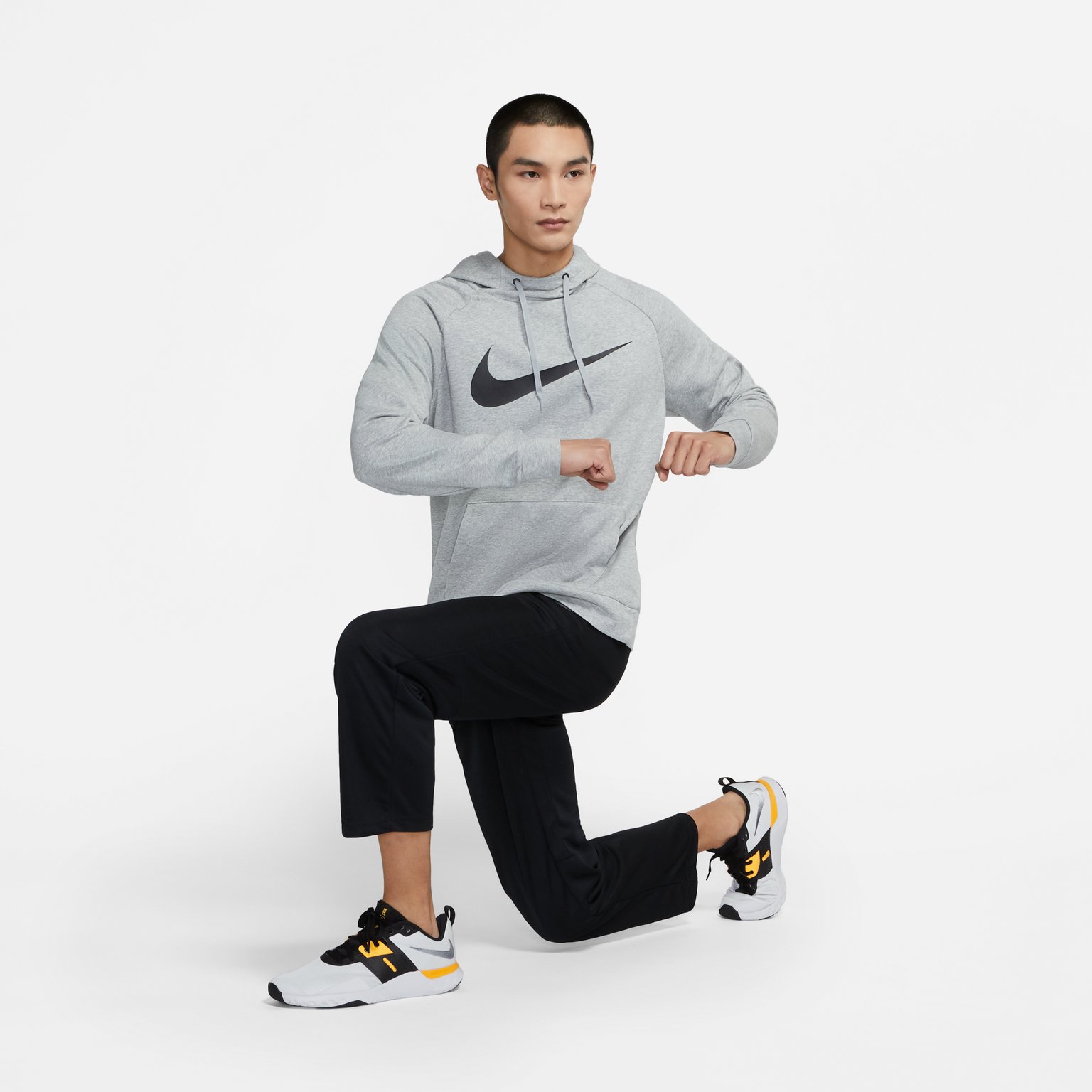 Nike Dri-FIT Pullover M träningströja Grå