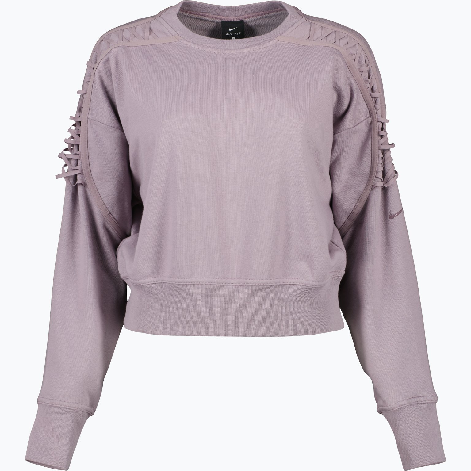 Nike W Therma Cropped Fleece collegetröja Lila