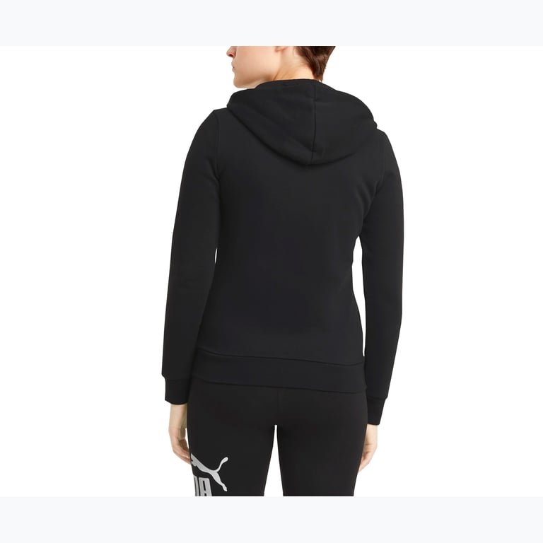 Puma Essentials Full-Zip W huvtröja Svart