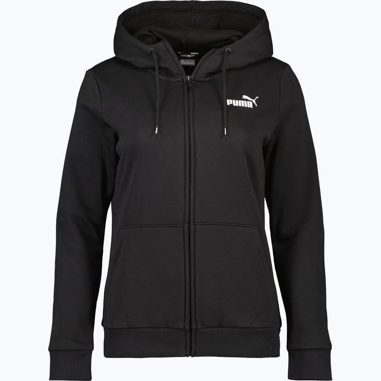 Puma Essentials Full-Zip W huvtröja Svart