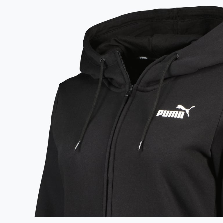 Puma Essentials Full-Zip W huvtröja Svart