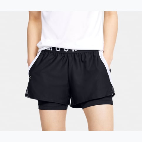 Under armour Play Up 2in1 träningsshorts Svart