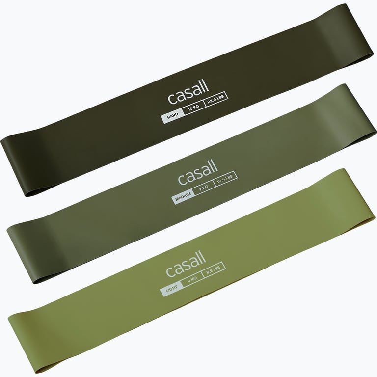 Casall Rubber Bands 3-pack gummiband Grön