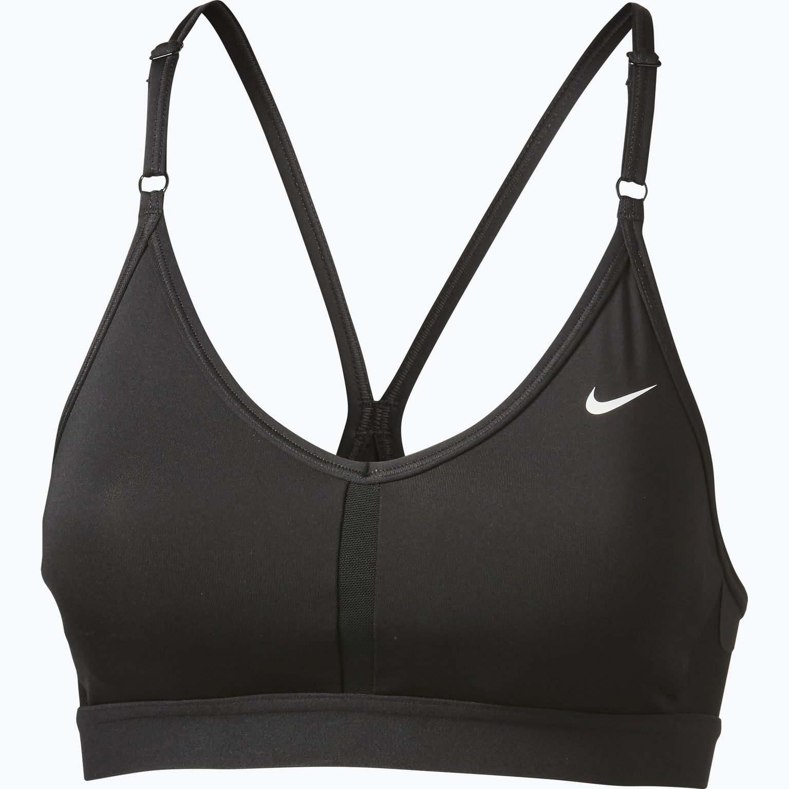 Nike Indy V-Neck Light sport-bh Svart