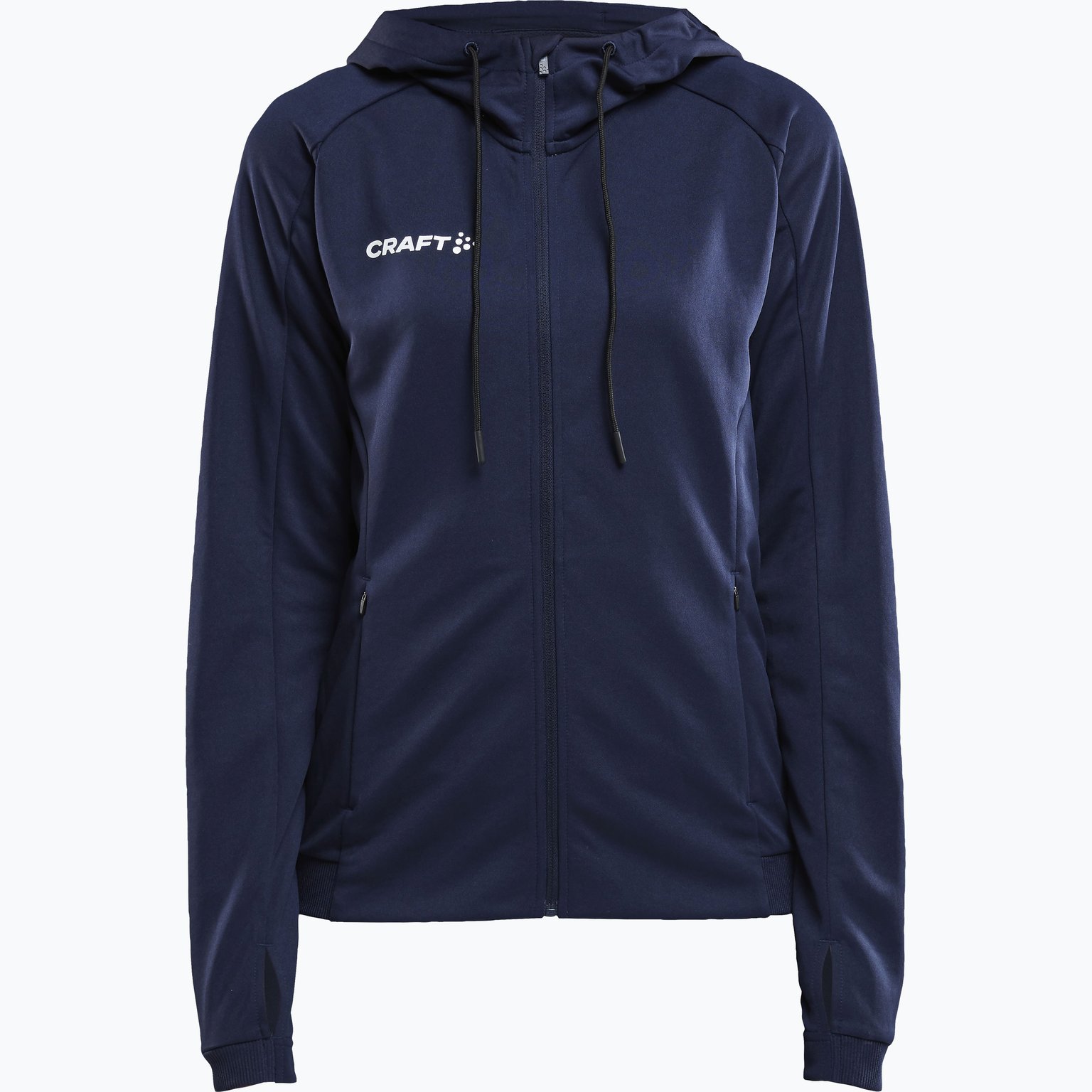 Craft Evolve Fullzip W Hood  Blå